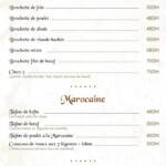Menu L'Avant Goût Rabat June 2023 103911